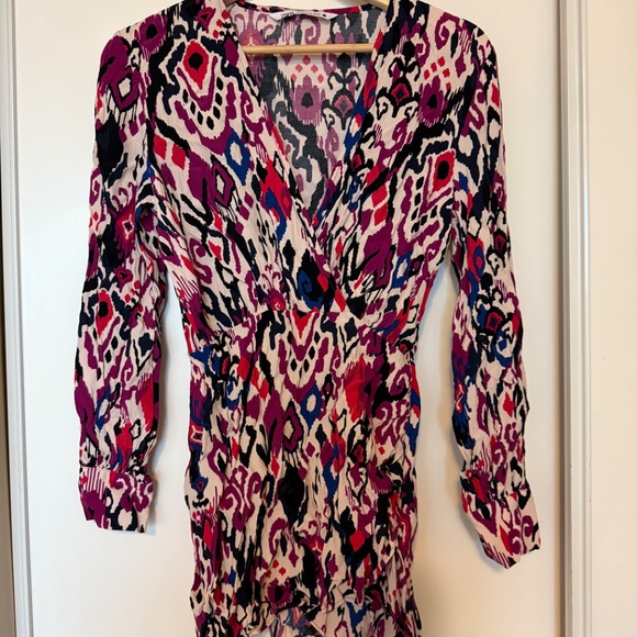 Zara printed crossed mini dress size XS - Picture 5 of 5